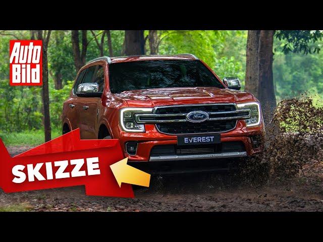 Ford Everest (2022) | Dieses Ranger-SUV hätten wir auch gerne! - Kommt es von VW?| Skizze