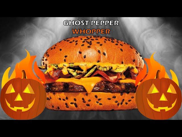 Icecube24 tries Burger King's Ghost Pepper Whopper