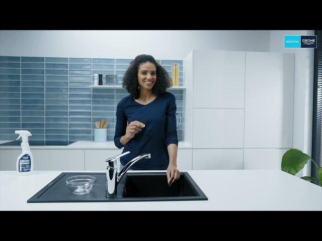 Полезные советы - Как очистить аэратор на кухонном смесителе GROHE QuickFix с помощью монеты