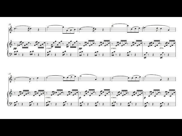 Bach - Gounod `Ave Maria` Piano accompaniment