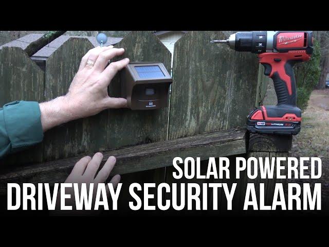 Solar Powered Driveway Security Alarm