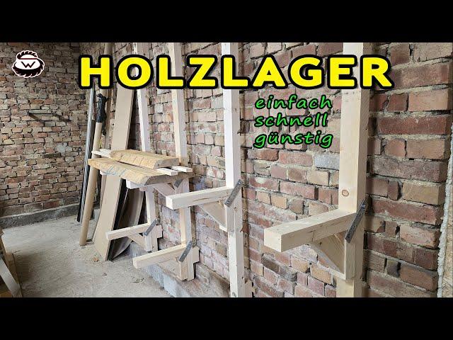 COOLE Idee für ein HOLZLAGER