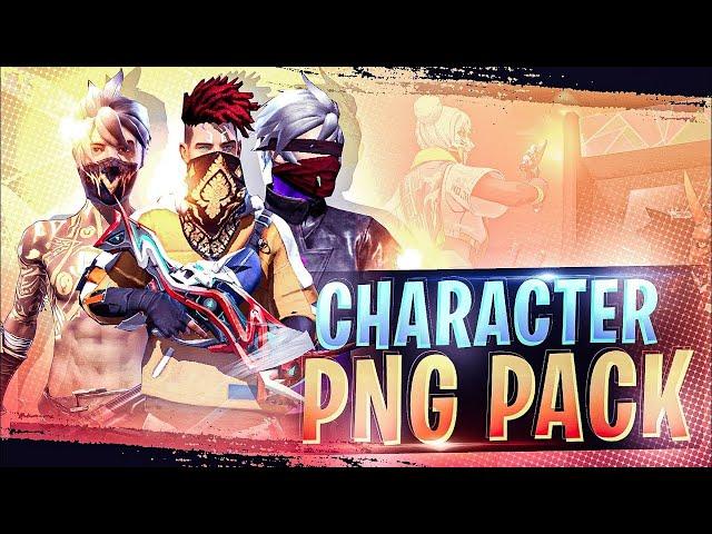 FREE FIRE CHARACTER PNG PACK |