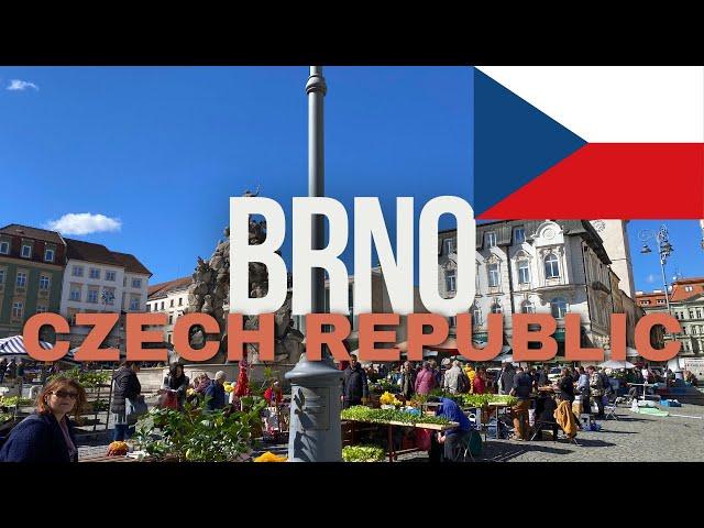 【Brno, Czech Republic】Walking Tour, 4K