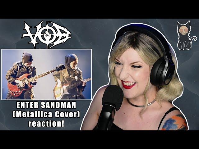 VOICE OF BACEPROT - Enter Sandman (Metallica Cover) | REACTION