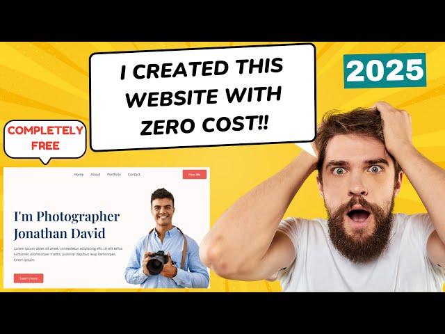 How to Create Website for Free 2025 | Without Domain Hosting [ COSTS ZERO ]