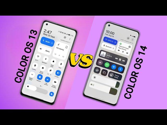 COLOR OS 13 vs COLOR OS 14 COMPARISON  - Same But Different 