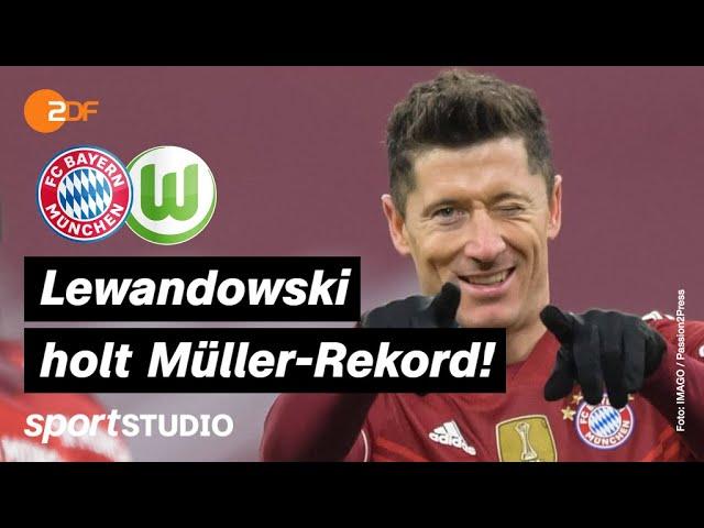 FC Bayern – VfL Wolfsburg Highlights | Bundesliga, 17. Spieltag | sportstudio