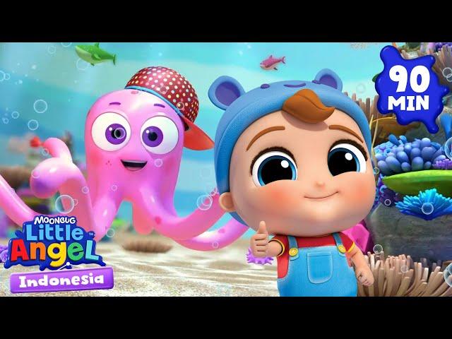 Mengunjungi Akuarium | Little Angel Bahasa Indonesia | Kartun dan Lagu Anak