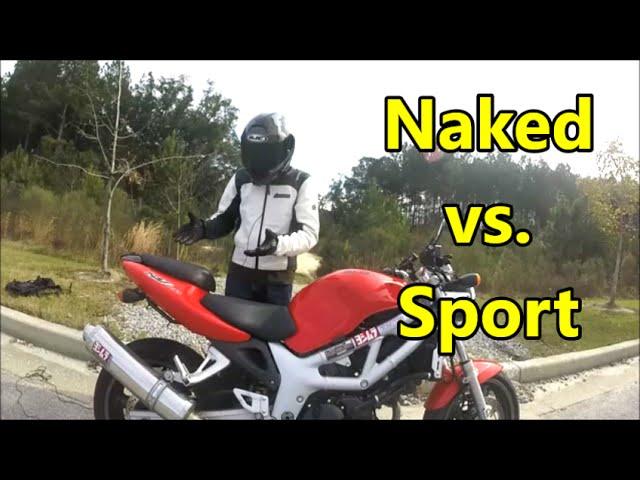 Naked vs Sport Motorcycles