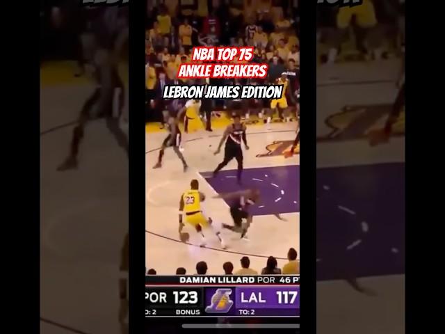 NBA Top 75 ankle breakers LeBron edition #nbaedits #lebronjames #shorts #funny #basketball #foryou