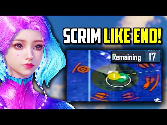 SCRIM LIKE ENDING IN ASIA LOBBY!! | PUBG Mobile