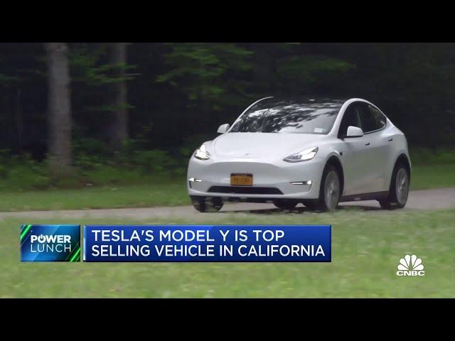 Tesla's Model Y now California's top-selling vehicle