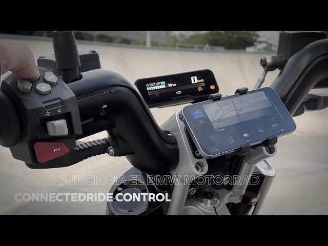 Así funciona el ConnectedRide Control de BMW Motorrad