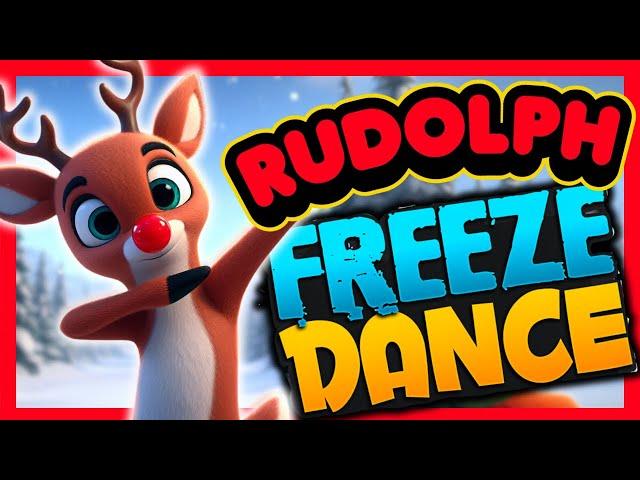 RUDOLPH FREEZE DANCEChristmas Brain break for kids Just Dance | Danny Go Noodle