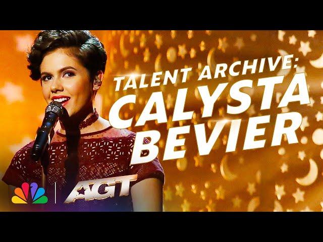 From the AGT Archives: Simon Cowell Gives Calysta Bevier an Inspiring Golden Buzzer | AGT | NBC