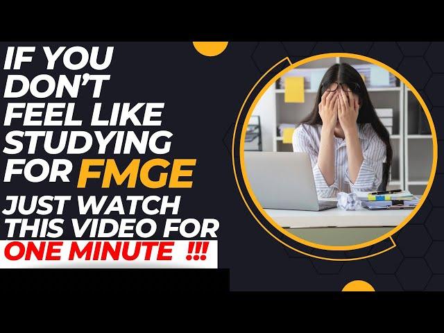 If you feel like GIVING UP for FMGE , just hear me out for 1 minute ️ | Dr. Girija Khelkar