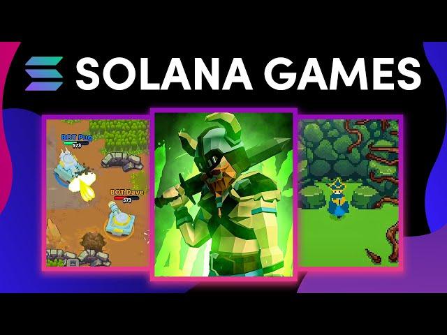 Top 5 Crypto & NFT Games on Solana