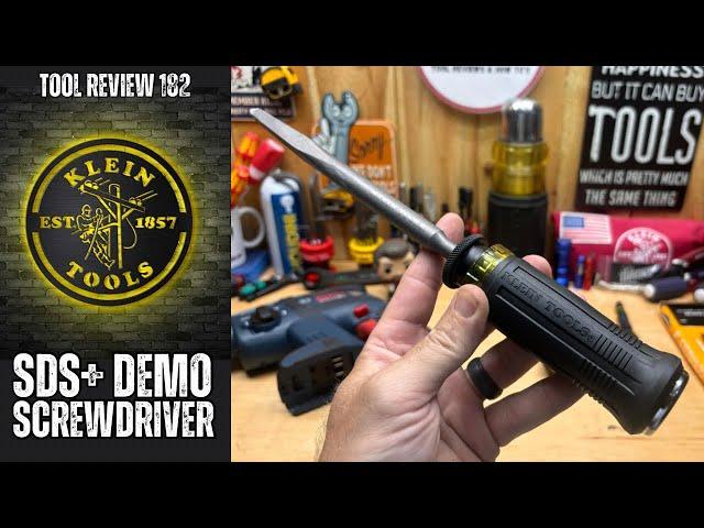 NEW! Klein Tools SDS+ Demolition Screwdriver 32753SD #tools #maintenance #kleintools #toolreview