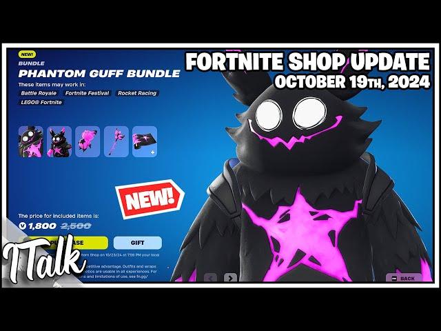 *NEW* PHANTOM GUFF BUNDLE! Fortnite Item Shop [October 19th, 2024] (Fortnite Chapter 5)