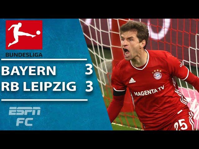 Thomas Muller rescues Bayern Munich in WILD game vs. RB Leipzig | ESPN FC Bundesliga Highlights