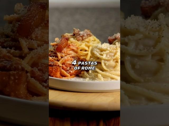 What are the 4 Roman Pastas?