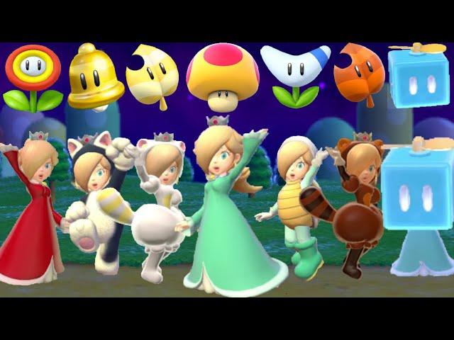 Super Mario 3D World - All Rosalina Power-Ups