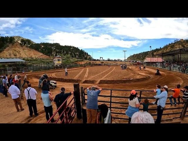 2024 soup town days lawn mower race. open class heat