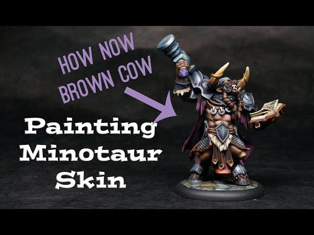 Painting Minotaur Skin - Brown Skin & Fur Painting Tutorial