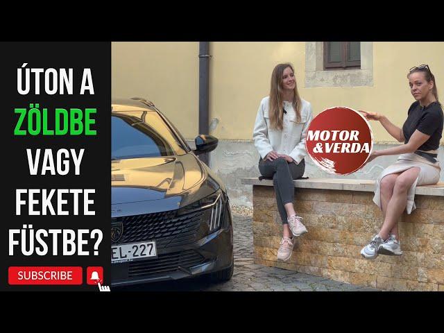 Dízel 2024: Úton a zöldbe vagy fekete füstbe? - Tesztautó: Peugeot 508SW - Motor&Verda