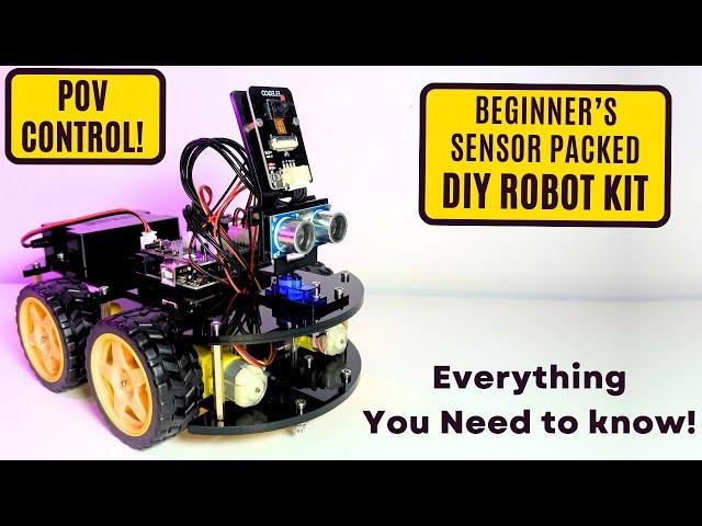 Best Arduino Robot Car Kit for Beginners | Elegoo Robot Car Kit with Sensors, Camera & POV Control