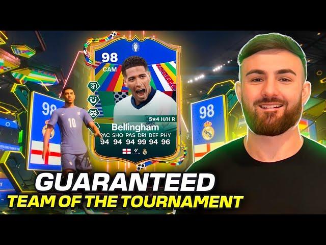 How to GUARANTEE a TEAM OF THE TOURNAMENT in EAFC 24 (Unlimited FREE PACKS) *TOTT GUARANTEED*