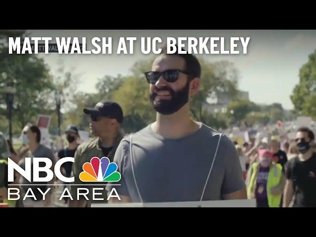 Hundreds Show Up to Listen to Conservative Commentator Matt Walsh in Berkeley