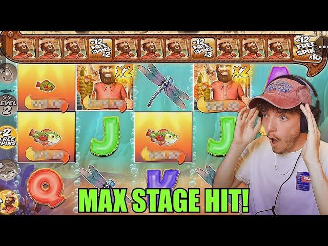 I HIT MAX STAGE ON BIG BASS SPLASH! (STAKE)