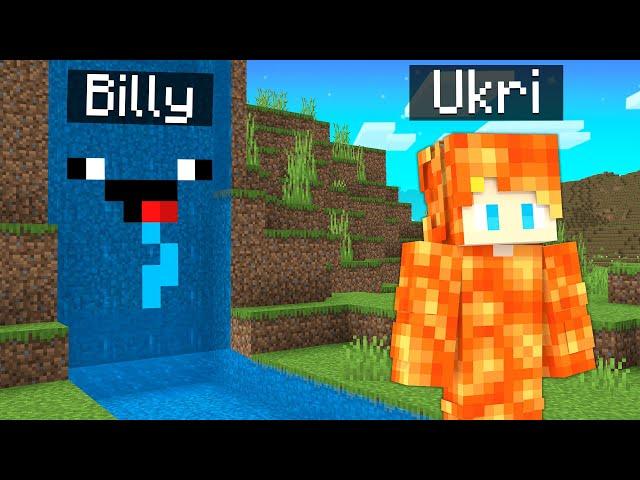 Billy vs Ukri WASSER und LAVA Hide and Seek in Minecraft!