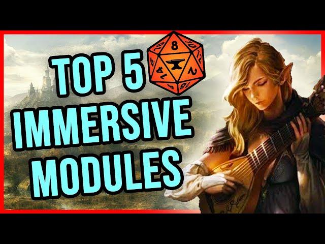 Foundry VTT Makes D&D IMMERSIVE - Top 5 Immersion Enhancing Modules