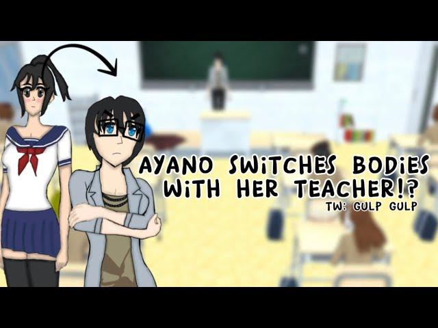 ayano switches bodies with her teacher!? | high school simulator 2018