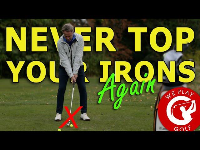 Never TOP your IRONS again with this simple golf drill