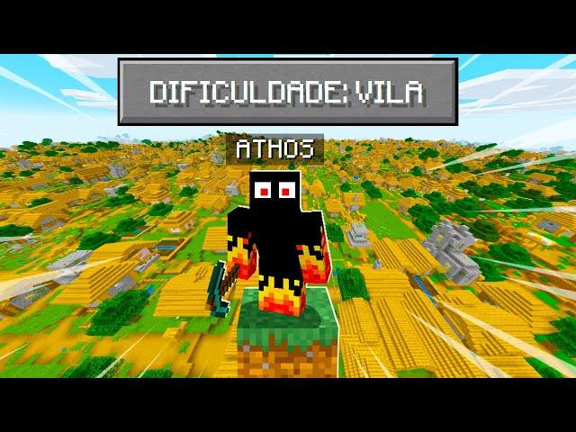 zerando minecraft, mas o MUNDO É UMA VILA INFINITA