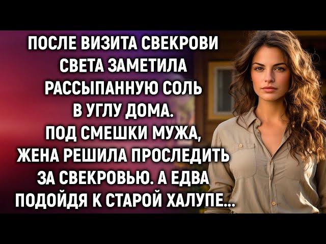 После визита свекрови Света заметила рассыпанную соль. А решив проследить за свекровью…