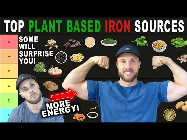 Iron Rich Vegan Foods Tier List (BEST & WORST SOURCES)