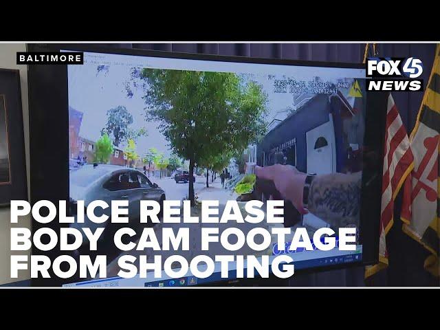 PRESS CONFERENCE: Police release bodycam footage of deadly officer-involved shooting in Baltimore