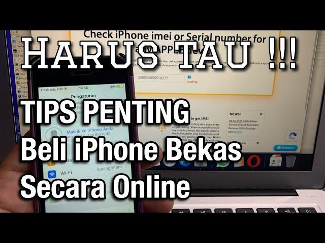 Cara Cek iPhone iCloud aktif/nyangkut/kosong/aman