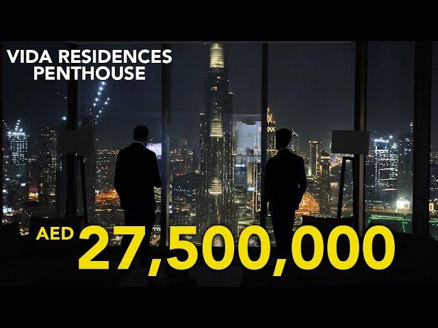 INSIDE A 27.5 MILLION FULL FLOOR DUBAI PENTHOUSE AT VIDA RESIDENCES BY EMAAR | Property Vlog #38