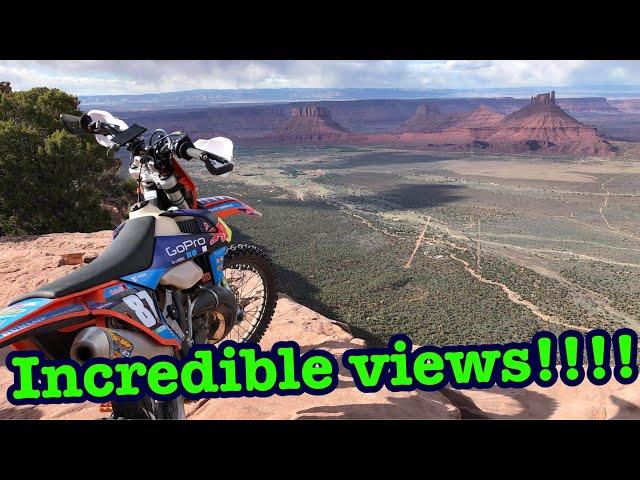 Moab, Green River, and Caineville dirt bike riding. Everyones bucket list trip.