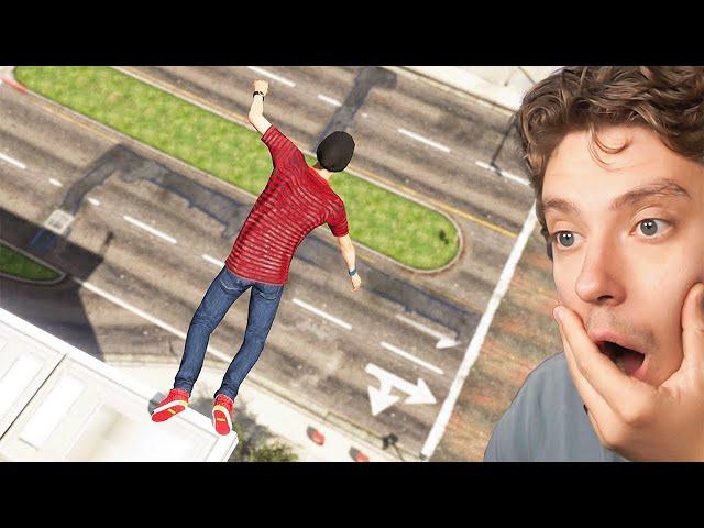 Reacting To GTA 5 Parkour Fails and Wins