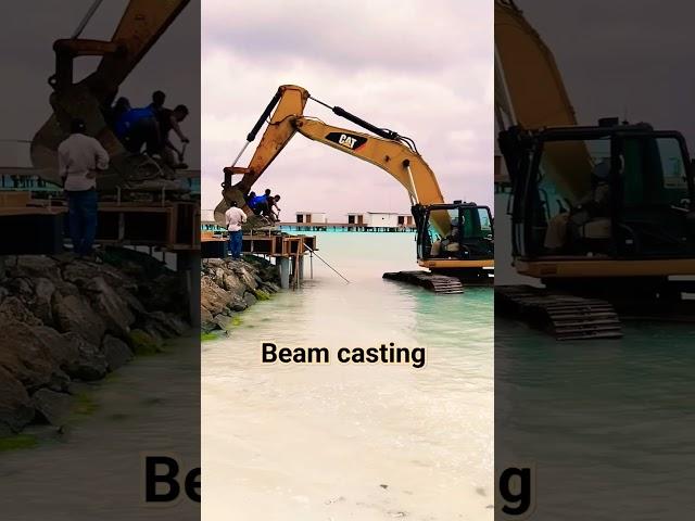 BEAM CASTING  #fypシ゚viral #shortvideos #heavyequipment @riconobapdian9867