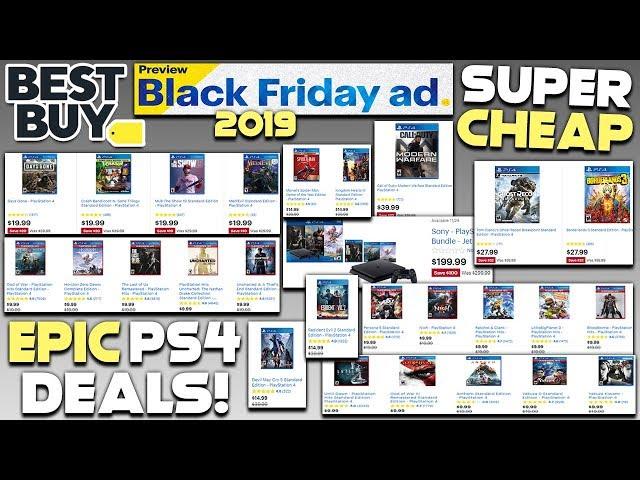 EPIC BEST BUY PS4 BLACK FRIDAY 2019 DEALS REVEALED - AWESOME GAMES SUPER CHEAP!