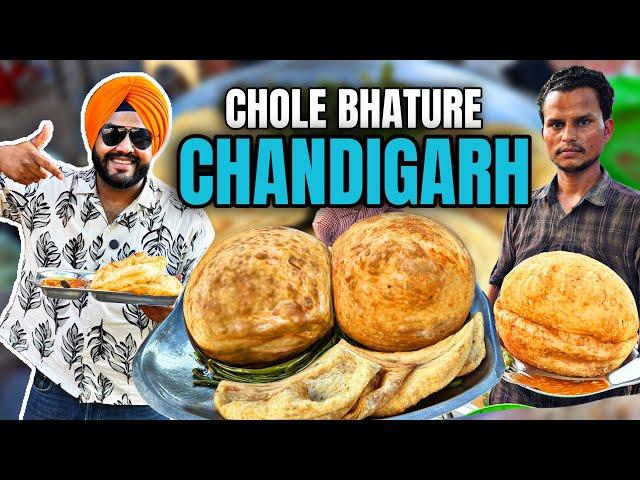 Trying Chandigarh's 5 Best Chole Bhature  | Street Food India   | Oyefoodiesingh