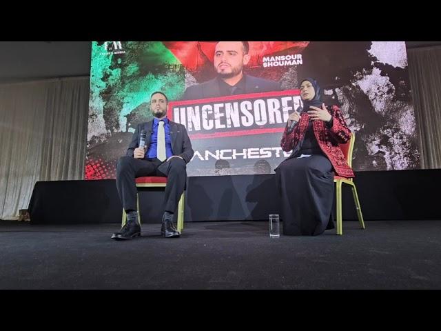 Uncensored Tour Manchester March 29 | Mansour Shouman and Wife Part 1